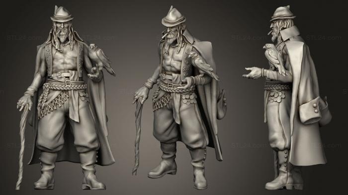 Military figurines (Dale, STKW_0783) 3D models for cnc